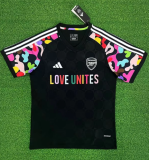 23/24 Arsenal black Training suit Fan Version Soccer Jersey