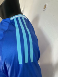 24/25  Argentina away  Blue  Player Version Soccer Jersey (3 Stars 3星)