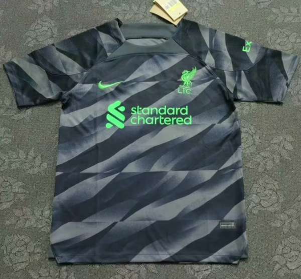 23/24 Liverpool goalkeeper grey Fan Version Soccer jersey