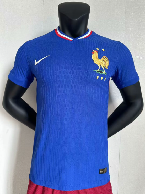 24/25 France home Player Version Soccer Jersey