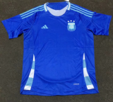 24/25  Argentina away Blue Fan Version Soccer Jersey (3 Stars 3星)