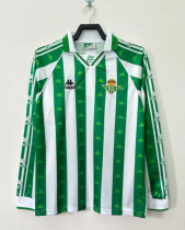 Retro 95/97 Real Betis home Long Sleeve 0045 Soccer Jersey