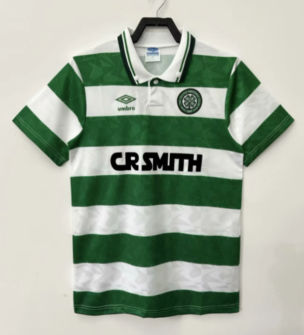 Retro 1989/91 Celtic home 0038 Soccer Jersey