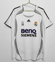 Retro 06/07  Real Madrid home Soccer Jersey
