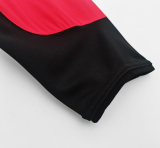 Retro 02/04  M-U home Long Sleeve Soccer Jersey