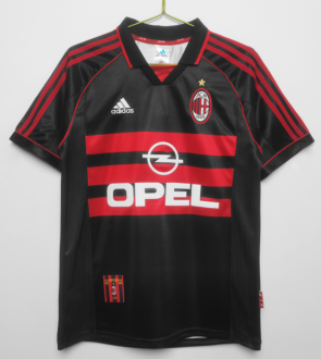 Retro 1998/99 AC Milan Second away Soccer Jersey