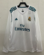 Retro 17/18 Real Madrid home Long sleeve  Soccer jersey