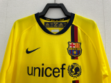 Retro 08/09  Barcelona away  Long Sleeve Jersey  Thai  Qaulity