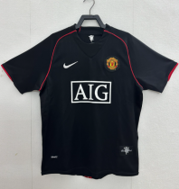 Retro 07/08  M-U Second away Soccer Jersey