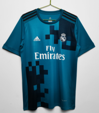 Retro 17/18 Real Madrid Second away Soccer jersey