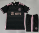 24  Miami away Kids Soccer  Jersey