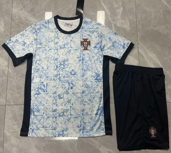 24/25  Portugal  away kids Soccer Jersey