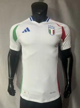 24-25  Italy away Player Version  Soccer Jersey