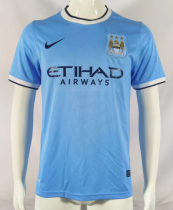 Retro  13/14 Manchester City home Soccer Jersey