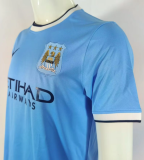 Retro  13/14 Manchester City home Soccer Jersey