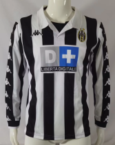 Retro 99/00  juventus  Home Long Sleeve soccer Jersey  Thai  Qaulity