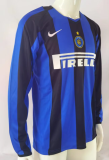 Retro 04/05 Inter Milan home Long Sleeve Soccer Jersey