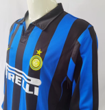 Retro 98/99 Inter Milan home Long Sleeve Soccer Jersey