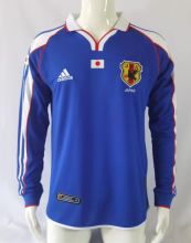 Retro 2000 Japan home Long Sleeve Soccer Jersey