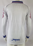 Retro 98 Japan away white Long Sleeve Soccer Jersey