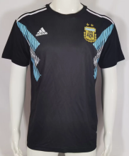 Retro 18 Argentina black Soccer Jersey