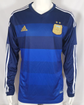 Retro 14/15 Argentina away Long Sleeve Soccer Jersey
