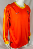Retro 1998 Brazil  goalkeeper Long Sleeve Socce Jersey