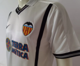 Retro 00/01 Valencia Home Soccer Jersey
