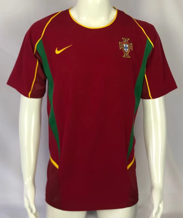 Retro 2002 Portugal home Socce Jersey
