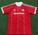 Retro 91/92  M-U home Soccer Jersey