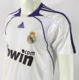 Retro 07/08  Real Madrid home Soccer Jersey