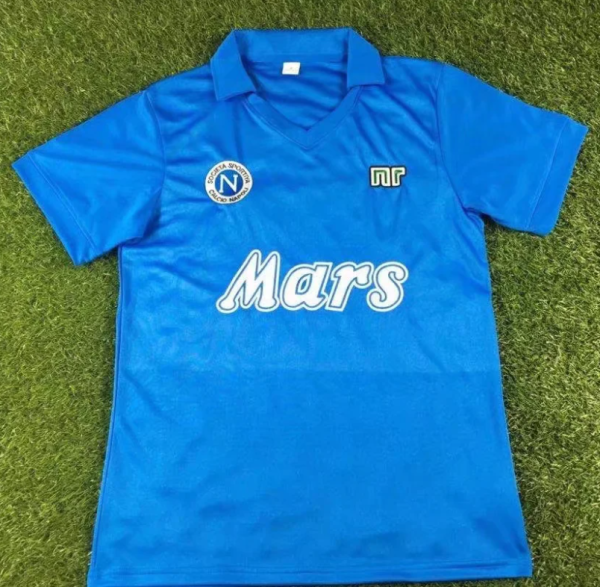 Retro 88/89 Napoli  Home Soccer Jersey