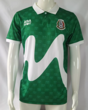Retro 1995 Mexico home green Soccer Jersey