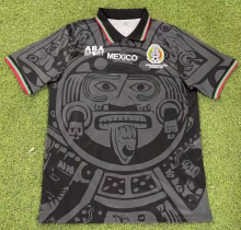 Retro 1998 Mexico black Soccer Jersey