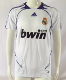 Retro 07/08  Real Madrid home Soccer Jersey