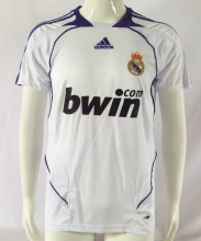 Retro 07/08  Real Madrid home Soccer Jersey