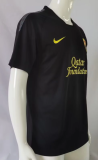 Retro 11/12 Barcelona  Away black soccer Jersey Thai  Qaulity