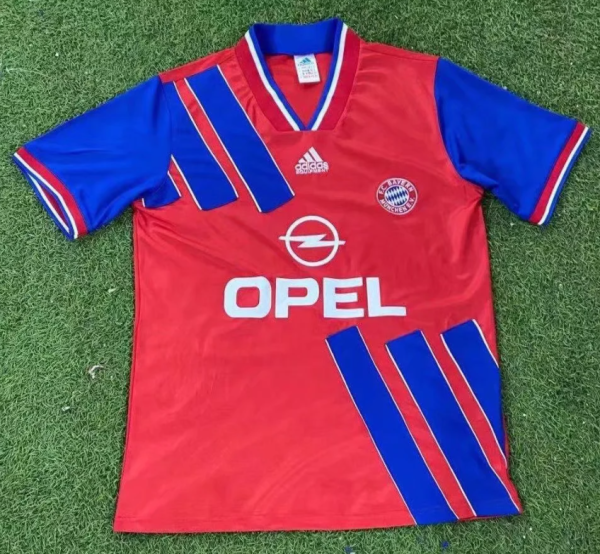Retro 93/95   bayern  Munich  home soccer Jersey  Thai  Qaulity