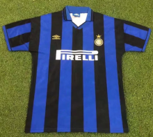 Retro 95/96  Inter Milan home  Soccer Jersey