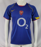 Retro 04/05 Arsenal  away blue Soccer Jersey