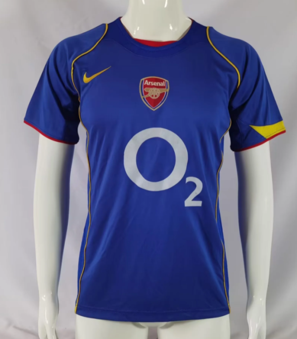 Retro 04/05 Arsenal  away blue Soccer Jersey