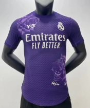 24-25 Real Madrid y3 purple Player Version Soccer Jersey