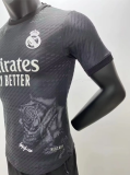 24-25 Real Madrid y3 black Player Version Soccer Jersey