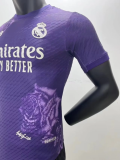 24-25 Real Madrid y3 purple Player Version Soccer Jersey