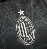 24/25 AC Milan Co-branded black Fan Version Soccer Jersey