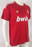 Retro 11/12 Real Madrid Second away red Soccer Jersey