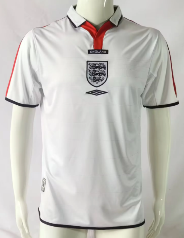 Retro 2004 England  Home Soccer Jersey