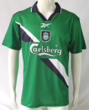 Retro 99/00 Liverpool green soccer Jersey  Thai  Qaulity