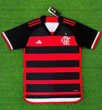 24/25 Flamengo home Fan Version Soccer  Jersey