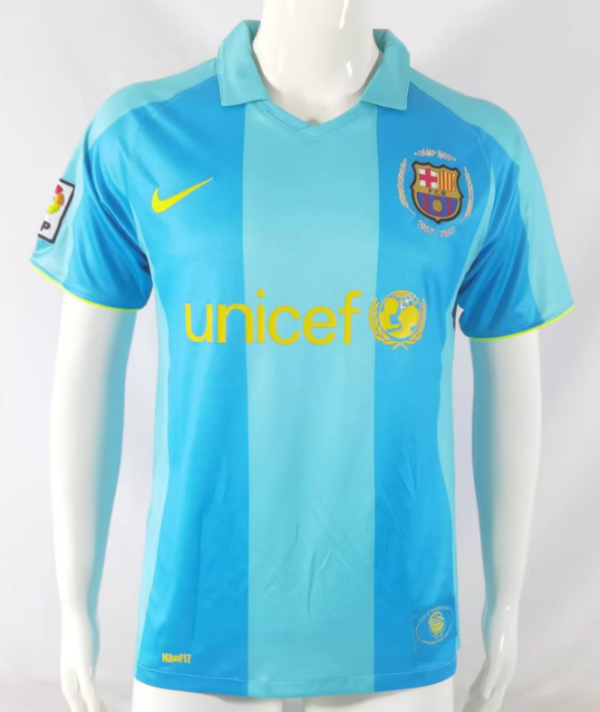 Retro 07/08  Barcelona  away Jersey  Thai  Qaulity